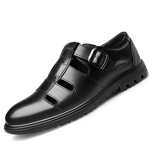 [M-Zapato] Men 's Breathable and Nonslip Leather Shoes