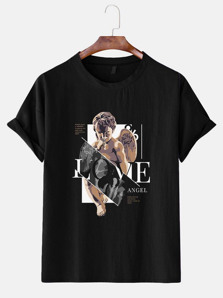 Camiseta con ángel pequenito nueva moda en 2020 - MXbueno