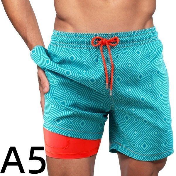 [M-Ropa] Venta Caliente Del Día Del Padre-🔥 Shorts De Playa De Doble Capa