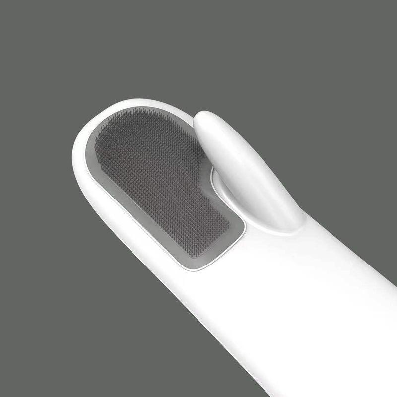 Guantes De Silicona Con Cepillo Para El Hogar-2 Pars