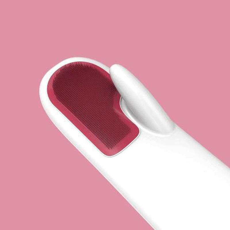 Guantes De Silicona Con Cepillo Para El Hogar-2 Pars