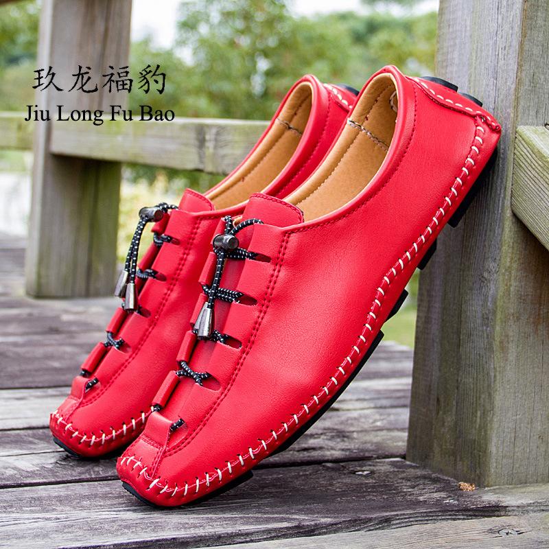 Zapatos De Hombre, Zapatos De Conducción Con Pedal Y Suela Blanda