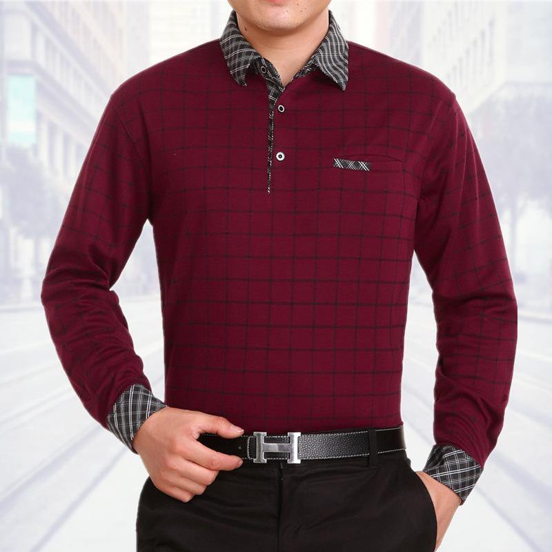 Camiseta casual de manga larga estampada para hombre - MXbueno