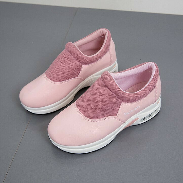 Zapatos Casuales Antideslizantes De Malla De Punto Cómodos Para Caminar