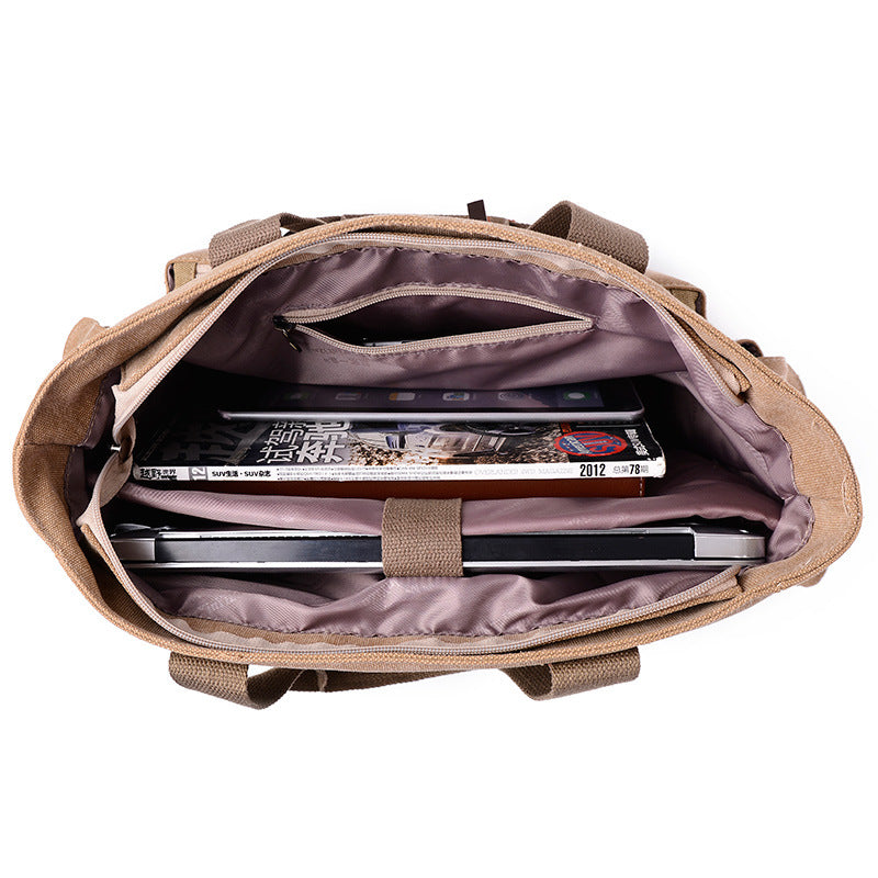 [W-Bolso] Bolso De Tela Casual Bolso De Viaje De Gran Capacidad
