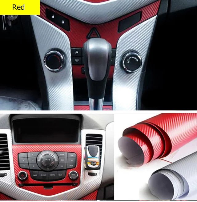 Pegatinas De Modificación De Coche De Fibra De Carbono 3D