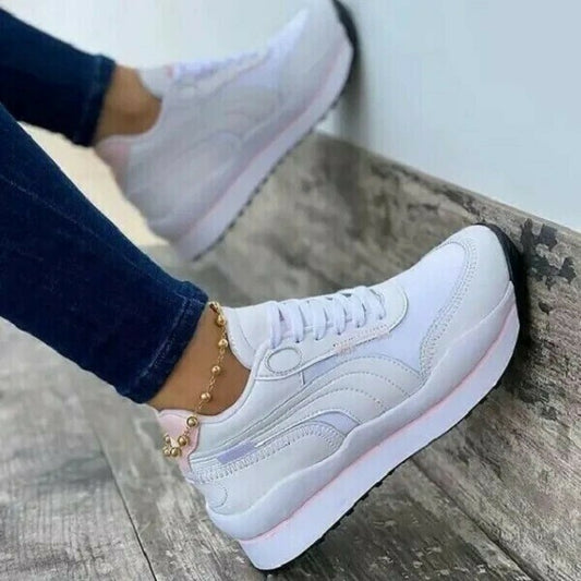 Nuevos Zapatos Deportivos Ortopédicos Con Cordones Para Mujer