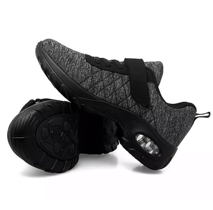 Zapatillas De Deporte Antideslizantes Con Amortiguación De Aire Elásticas, Impermeables, Cómodas Y Casuales