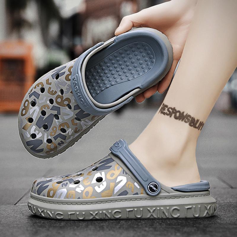 Summer new printed sandals casual beach shoes