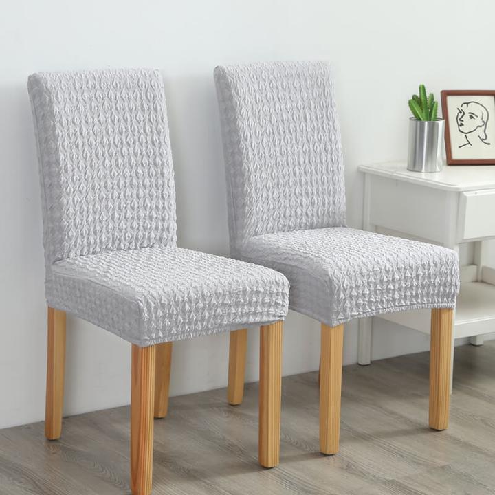 Fundas Para Sillas Jacquard Un Color Poliéster Fundas