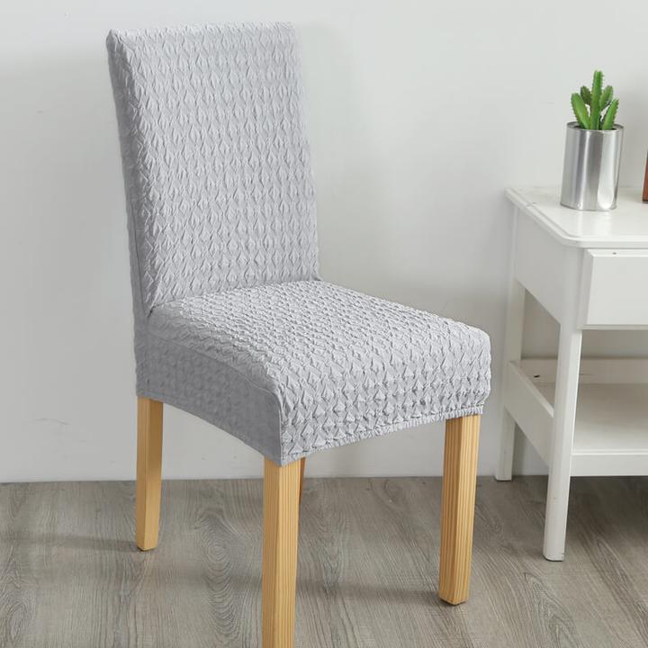 Fundas Para Sillas Jacquard Un Color Poliéster Fundas