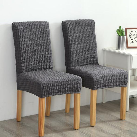 Fundas Para Sillas Jacquard Un Color Poliéster Fundas