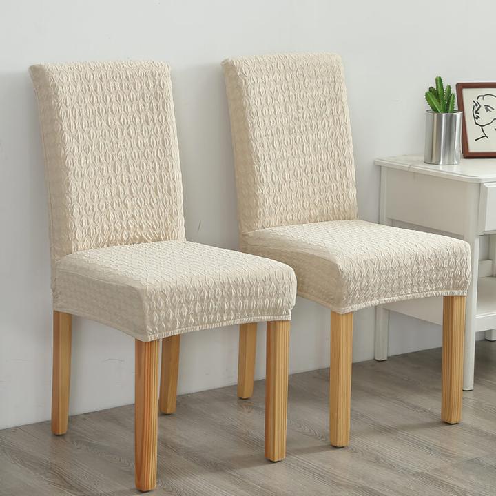 Fundas Para Sillas Jacquard Un Color Poliéster Fundas