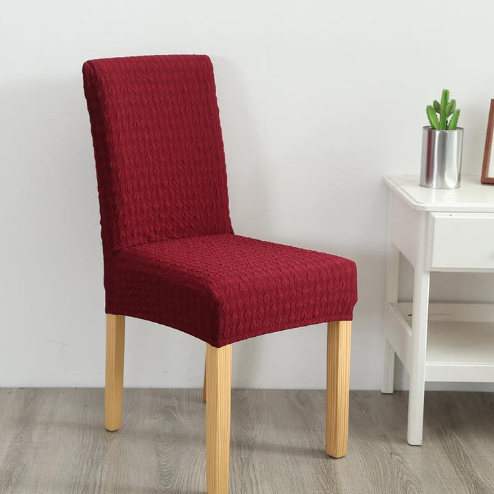 Fundas Para Sillas Jacquard Un Color Poliéster Fundas