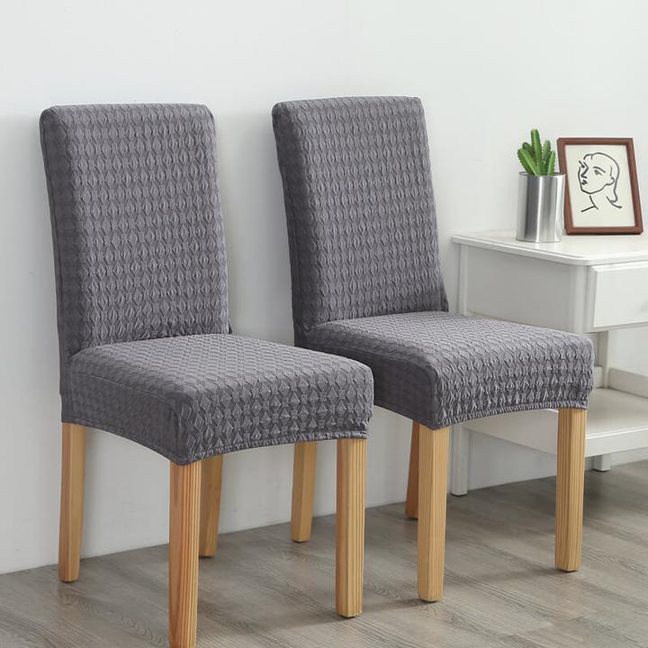 Fundas Para Sillas Jacquard Un Color Poliéster Fundas