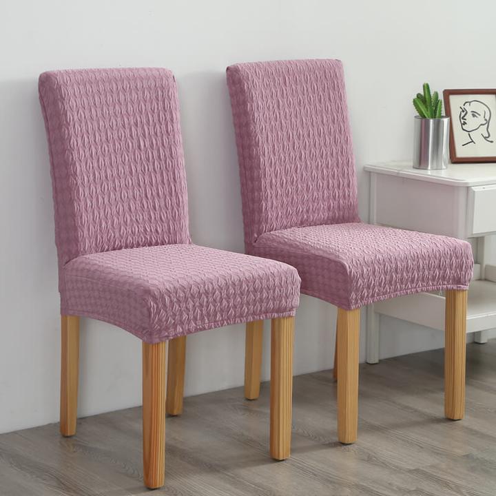 Fundas Para Sillas Jacquard Un Color Poliéster Fundas