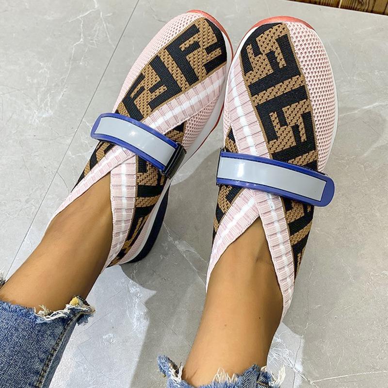 Calzado Deportivo Para Mujer, Punta Redonda, Boca Baja, Pies Planos Casuales