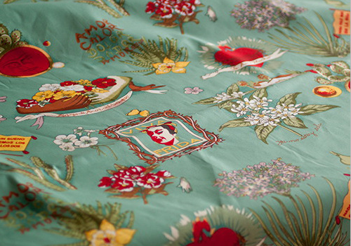 Tejidos literarios vintage telas de ropa serie pintora mexicana(PUEDE USAR COMO LO QUE QUIERAS) - MXbueno