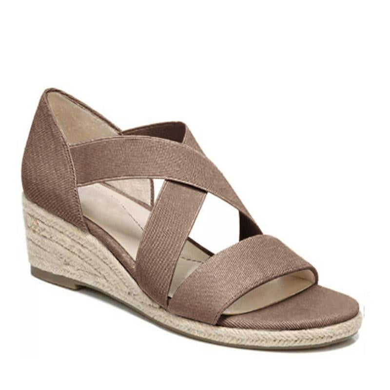 Sandalia De Cuña De Alpargatas Antideslizantes