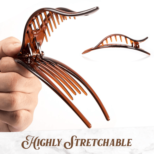 (2 piezas) Pinza de pelo curva francesa Concord™ - MXbueno