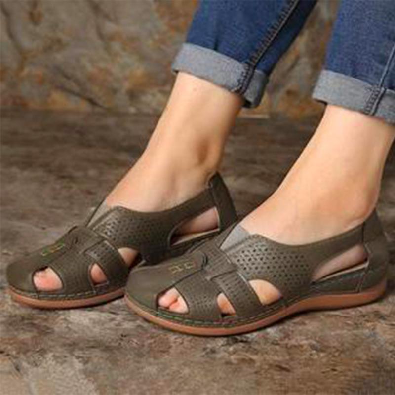 🔥Sandalias Bajas Vintage Huecas