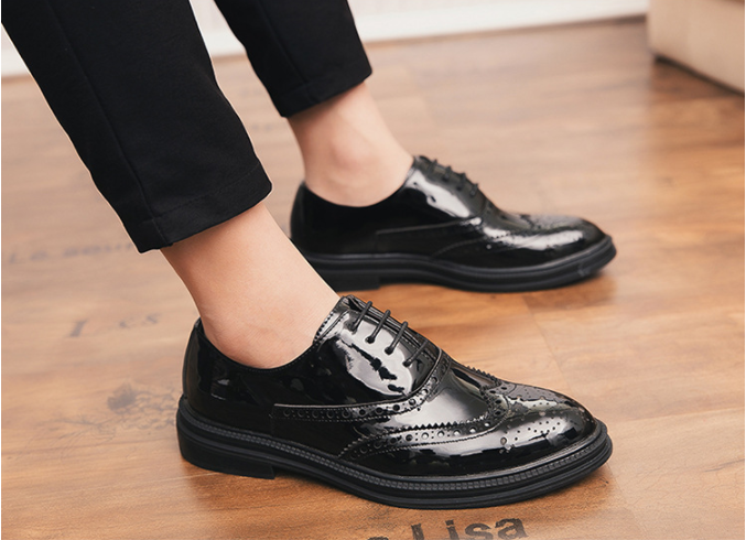 Zapatos Brogue De Moda De Estilo Británico - MXbueno