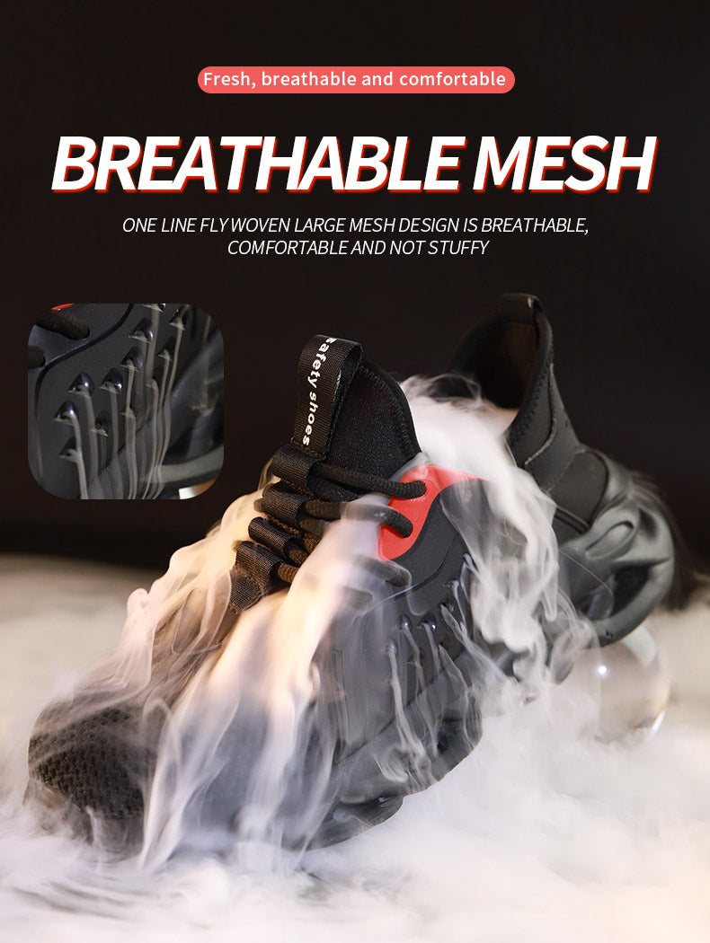 Zapatos de trabajo de seguridad ligeros transpirables