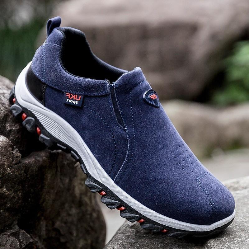 [M-Zapato] Zapatillas deportivas al aire libre impermeables para hombre Athletic Casual Slip-On