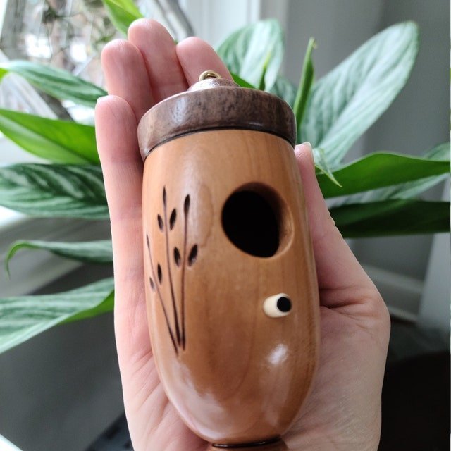 💕Casa De Colibrí De Madera-Regalo Para Amantes De La Naturaleza