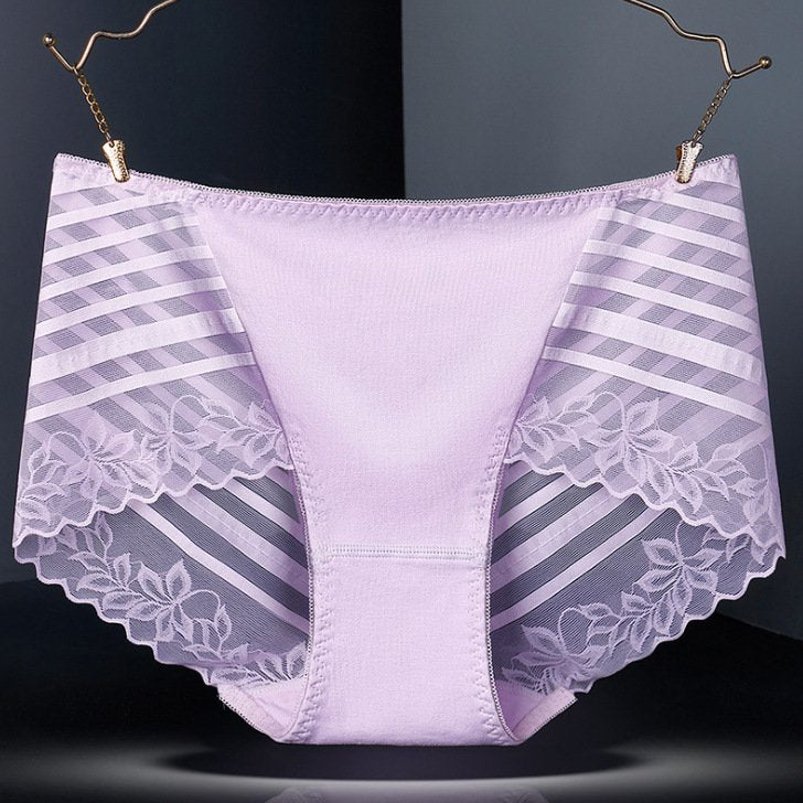 [W-Ropa Interior] Braguita Mujer Talle Medio Algodón Encaje