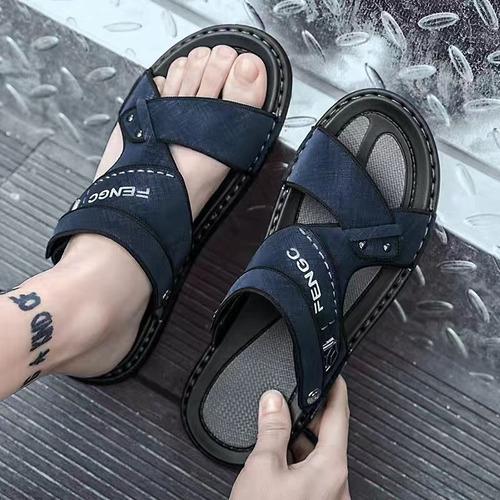 [M-Zapato] Sandalias De Hombre Para Conducir Nueva Moda Verano Antideslizante Suave
