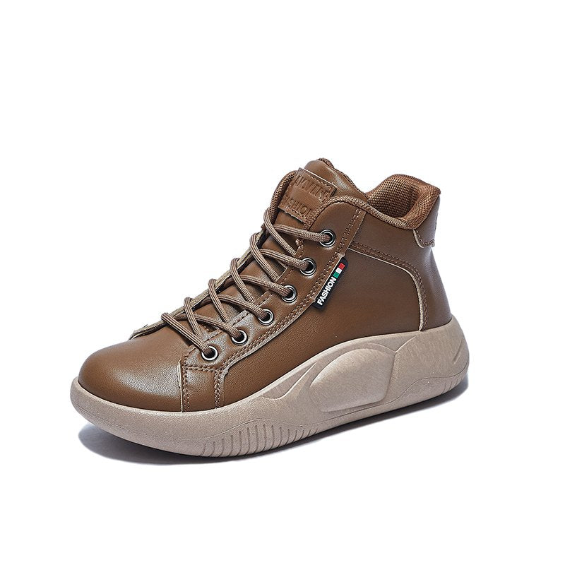 [W-Zapato] Botas De Otoño Para Mujeres, Tacones Altos, Botas De Martin