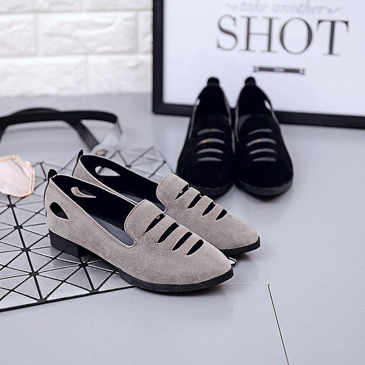 Verano nuevo europeo y americano Zapatos para mujer plana tendencia casual - MXbueno