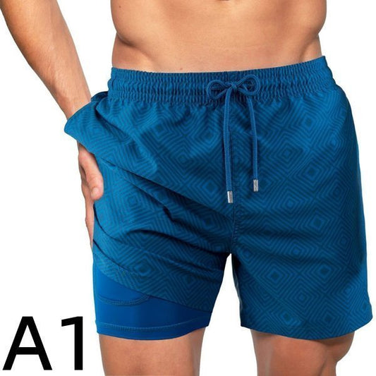 [M-Ropa] Venta Caliente Del Día Del Padre-🔥 Shorts De Playa De Doble Capa
