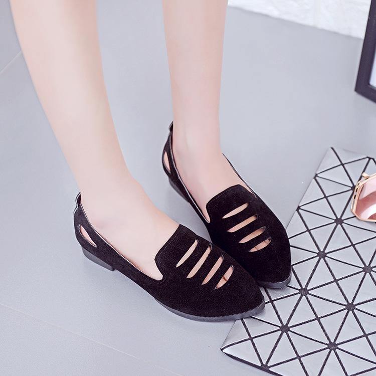 Verano nuevo europeo y americano Zapatos para mujer plana tendencia casual - MXbueno
