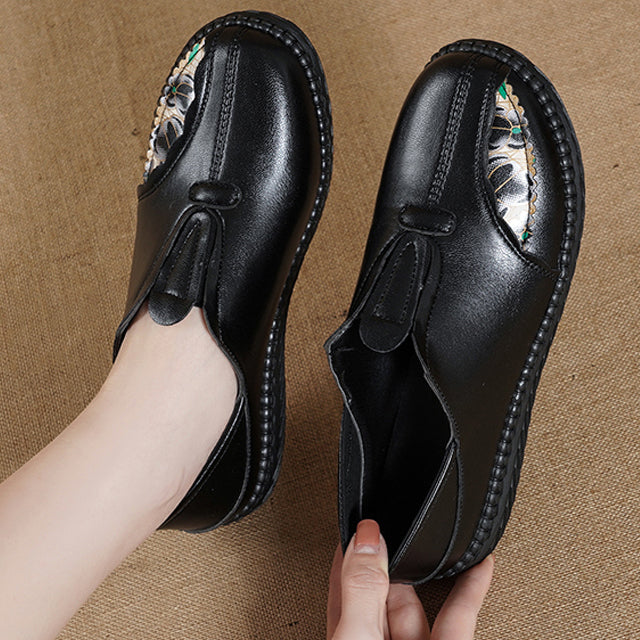 [W-Zapato] Zapatos Casuales De Suela Suave Retro Para Mujeres