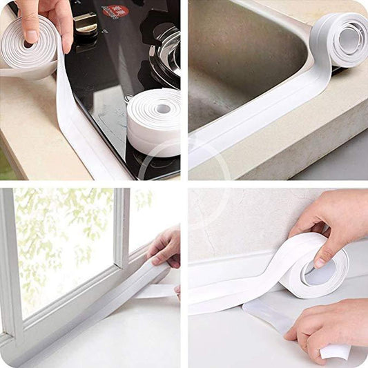 Tira de calafateo impermeable y adhesiva