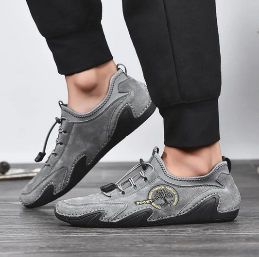 Zapatos De Cuero Hechos A Mano De Los Hombres De Mocasines Blandos - MXbueno