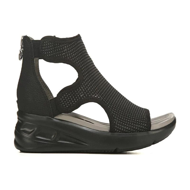 Sandalias De Cuña Con Aberturas Deportivas Informales Para Mujer