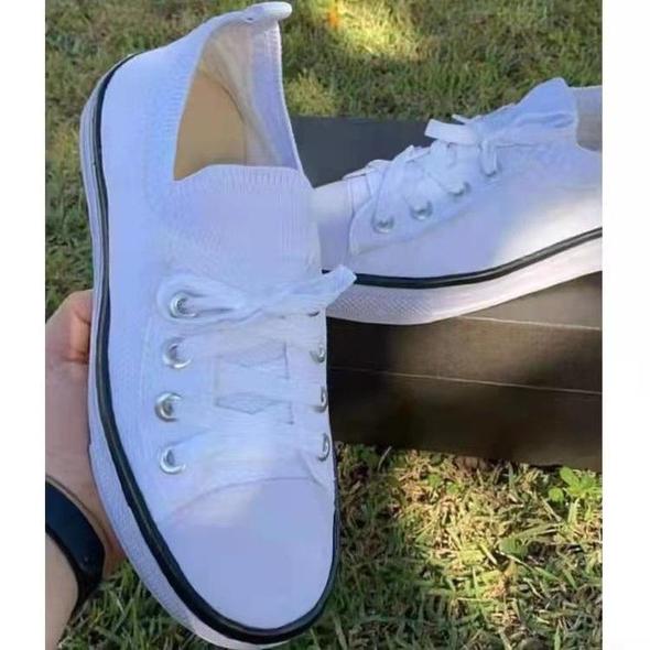 Zapatillas De Punto Casual Para Mujer Nuevas