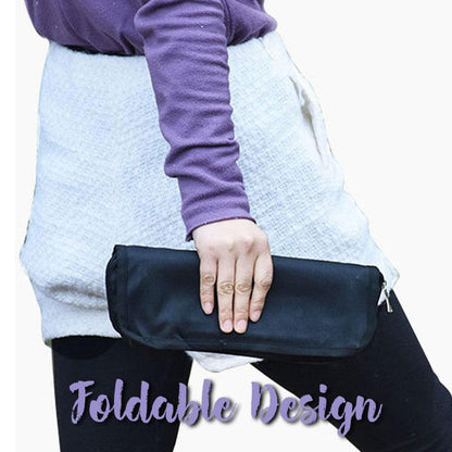 Taburete Plegable Portátil Con Bolsillo Con Cremallera
