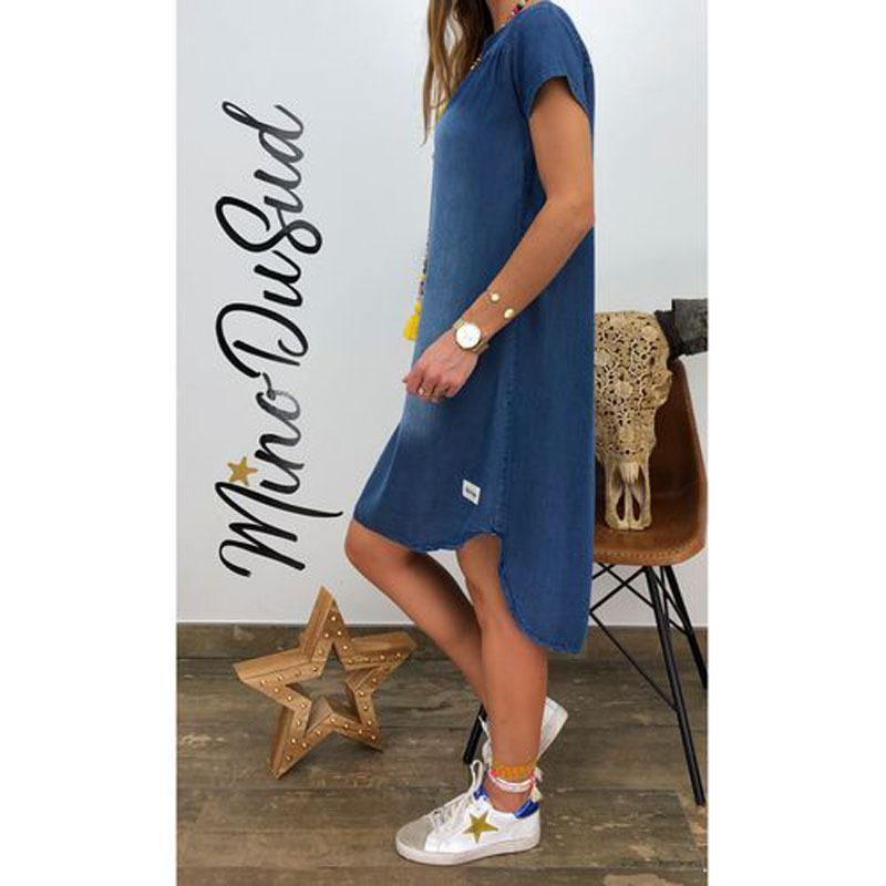 Vestido denim per elegante - MXbueno