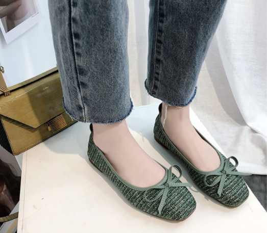 Zapatos De Mujer Casual Transpirable De Fondo Plano - MXbueno