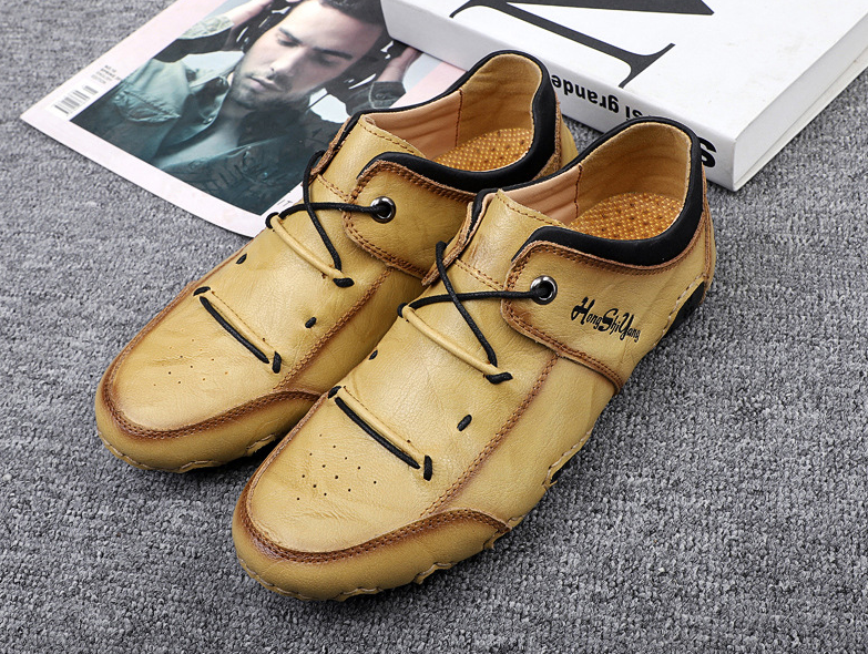 Zapatos Hechos A Mano De Moda Casual - MXbueno