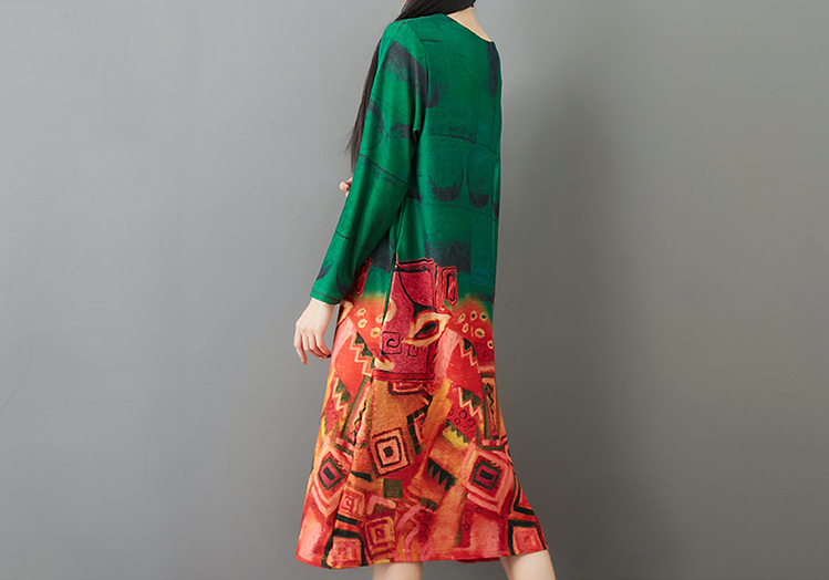 Vestido Base Elástico De Longitud Media - MXbueno