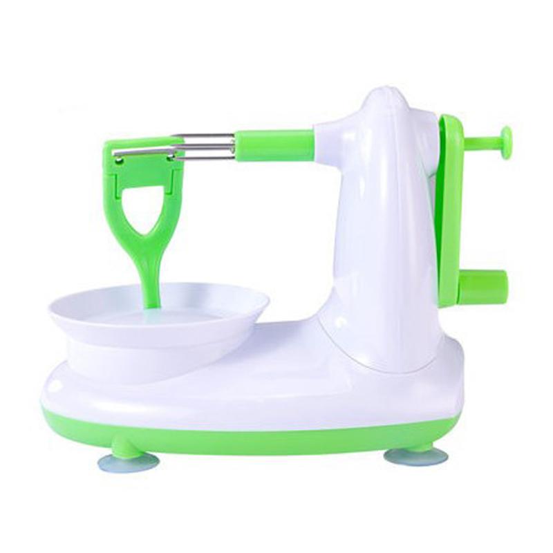 Peladora + Trituradoras De Acero Inoxidable Traje De Corte Equipo Para Pelar Manzanas / Frutas Herramientas Novedosas