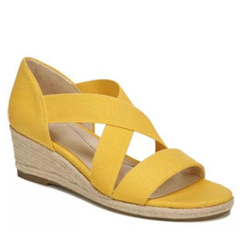 Sandalia De Cuña De Alpargatas Antideslizantes