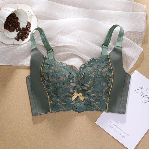 [W-Ropa Interior] Sujetador De Encaje Sexy Con Cambio De Temperatura