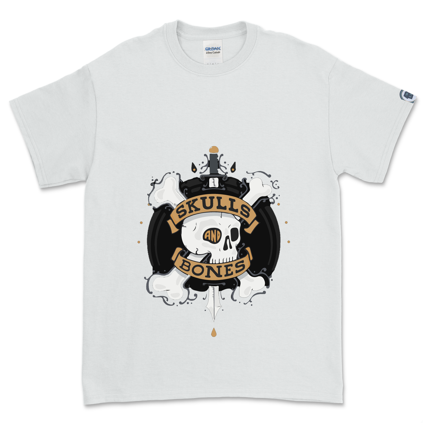 CAMISETA DE BUENA CALIDAD CON DIBUJO DE CADÁVER - MXbueno