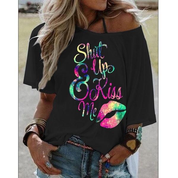 ¡VENTA! Labios estampados media manga